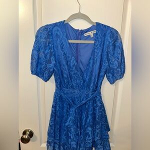 royal blue lace romper/dress!